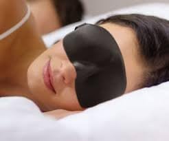 MZOO Sleep Eye Mask for Men Women, 3D Contoured Cup Sleeping Mask & Blindfold, Concave Molded Night Sleep Mask, Block Out Light, Soft Comfort Eye Shade Cover for Travel Yoga Nap, Black