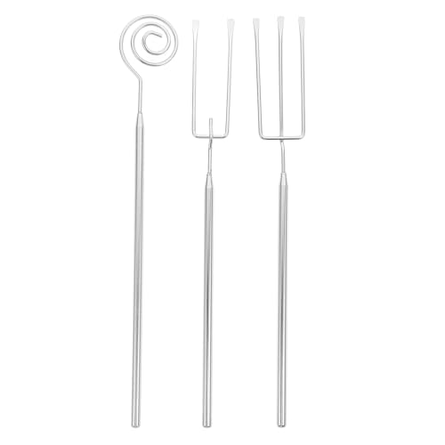 Hohopeti Tenedores para Fondue de Acero Inoxidable para Chocolate Queso y Hot Pot Herramientas Cocina Resistentes y Aptos para Máquina Lavar Loiça Utensilios Cocina Versátiles y Fáciles de