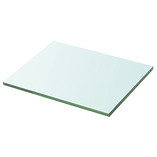 HUANGDANSP Panneau pour étagère Verre Transparent 20 x 25 cm Meubles Étagères Étagères murales corniches Cover