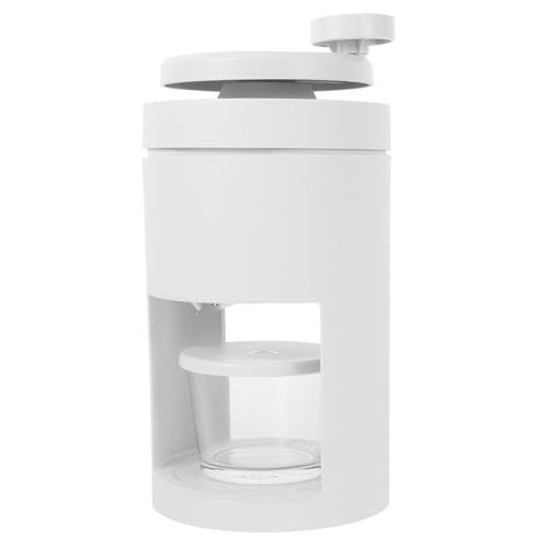 MOLUCKFU Hand Crank Ice Shaver Machine Snow Cone Maker No Electricity Needed Portable for Smoothie Making for Diy Treats
