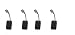 4 PCS Carbon Brushes Compatible for Bosch 1380 GWS 7-115 Angle Grinder 1 619 P02 870 S16G, Brush Replacement Part for Power Tools