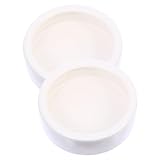 HYTROVE 2個防逃逸食盆 爬虫類用セラミックフードボウル 水皿 爬虫類 フェダー 蛇 トカゲ カメに 逃げ防止設計 耐久性のある製