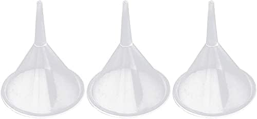 3 transparente Mini-Trichter geeignet für dünne Flaschenhalsflaschen Trichter praktisches Design Küchenutensilien und Gadgets