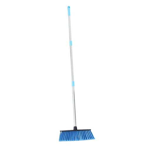 minkissy Door Broom for Sweeping Long Pole Soft Bristle Brush Home Cleaning Supplies Easy to Install