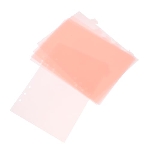 Abaodam 6個 かわいいイルカタブ付きリングバインダー用割シート リフィル対応 書類整理や手帳類になプラスチック製インデックス仕切り