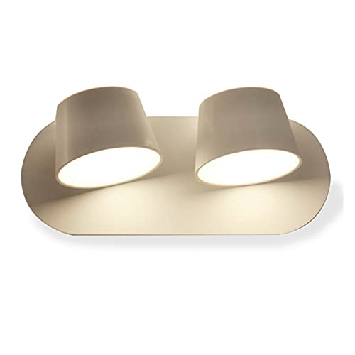 Lámpara LED orientable blanca fría de techo con rotación ajustable y diseño plegable de 24W