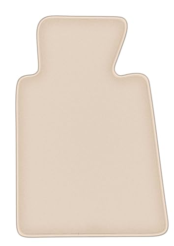 Tapis de voiture BMW 5 E34 tapis auto velours beige conducteur 1988-1994