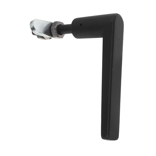 FONDOTIN Poignée de Porte de Cheminée en Fer Robuste Résistante la Chaleur, Compatible Poêle à Bois, Remplacement Poignée Vitrée, Accessoire pour...