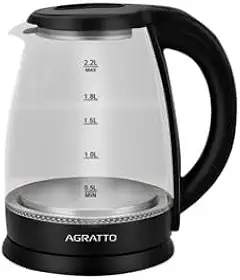 Chaleira Eletrica Aroma ACEV01L Vidro 2,2L 1000W 127v