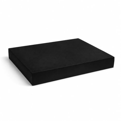 Balance Training Pad Almohadilla de Equilibrio de Espuma Acolchada Suave para Convalecencia, Negro Noche, 50cm