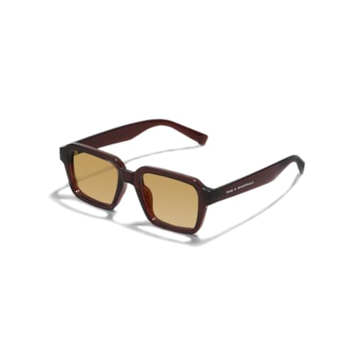 Image of SAM AND MARSHALL TROY Sunglasses I 400UV Protection I Rectangle Shape Sunglass I Men & Women