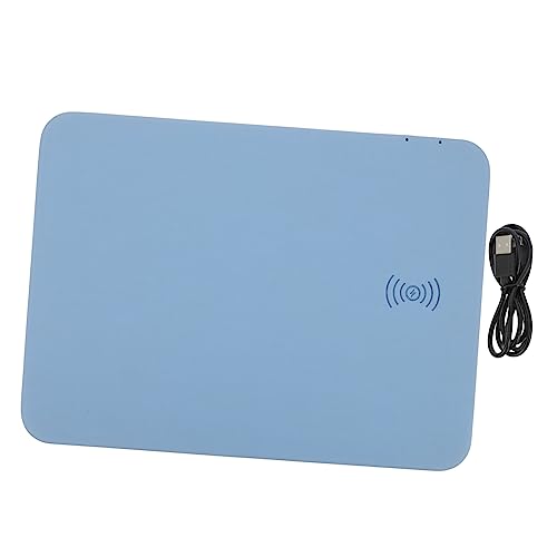 Tapis de souris à recharge sans fil en PU élégant et rigide pour l'écriture