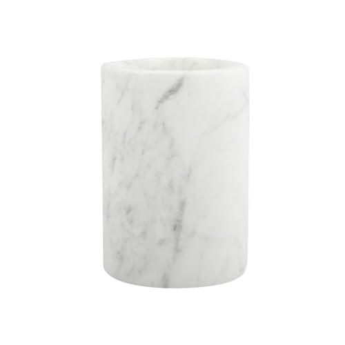 Bicchiere in Marmo Sana bianco