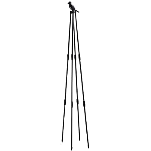 RSTYS Lot de 2 treillis d'obélisque de jardin pour plantes grimpantes, treillis en métal de 120 cm pour plantes d'intérieur et d'extérieur