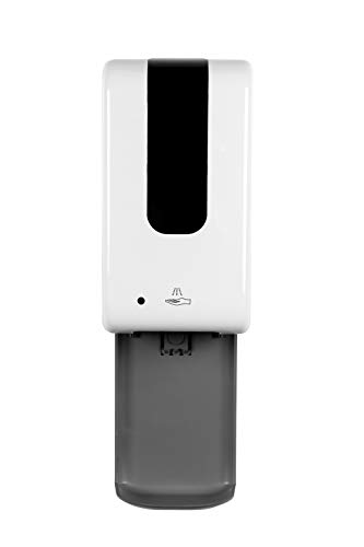 Automatic Touchless Soap And Hand Sanitizer Dispenser 1200Ml With Durable Floor Stand And Drip Tray - Commercial Industrial Liquid Or Gel Hands Free Motion Sensor Ada Compliant #TOP1
