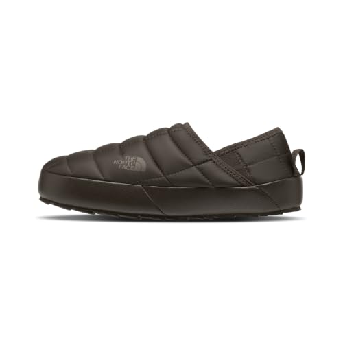 Image of The North Face Thermoball Trac Mule V Shoe, Dk Chestnut /Dk Chestnut, 9 | Insulated & Water Repellent, Rubber Outsole