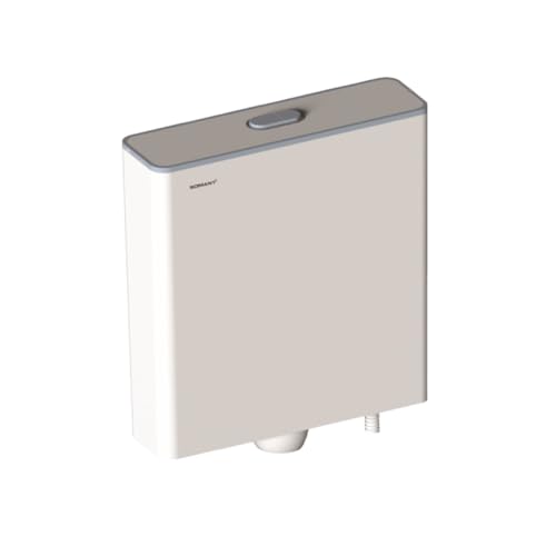 Image of Somany POWER Dual Flush PP Cistern Flush Tank Size: (WxPxH) 370x110x445mm inch