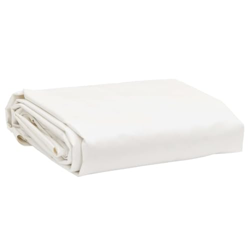 Bâche imperméable pour protéger le bois du jardin et matériel extérieur blanche 5x5 m - 2