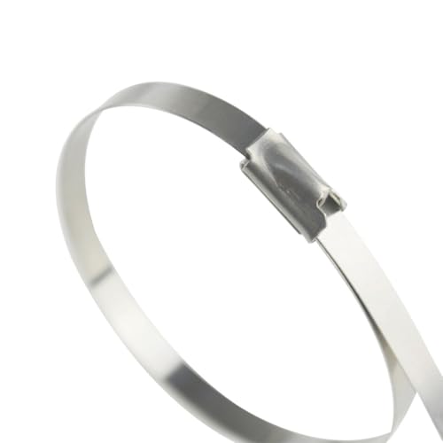 Bridas de acero inoxidable de 200 mm duraderas para organizar cableado exterior 4