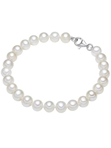 Valero Pearls Bracelet en perles pour Femme Argent sterling