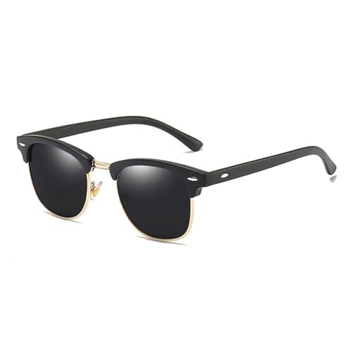 Lunettes de soleil polarisées rétro pour homme et femme anti-reflet voyage