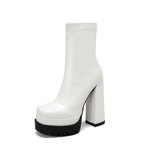 Bottines à plateforme femme pour festival rave et soirées en boîte de nuit