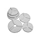 10pcs High-Temperature Resistant Alumina Ceramic Gasket Plates - Anti-Glaze & Anti-Sticking for Industrial Use(Alumina Cake*9.5cm)