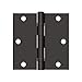 Deltana S35BBU10B-R - Steel Hinge 31/2X31/2 BB SQ US10B- RES