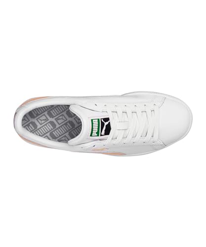 Image of PUMA Men's Astro Kick Trainers, Puma White Peach Parfait, 10