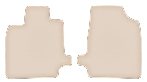 Tapis avant Leapmotor T03 en velours Fortuna beige haut de gamme pour habitacle