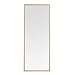 Elegant Decor Metal Frame Rectangle Mirror 14 inch in Brass