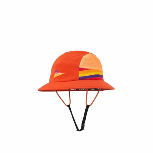 Image of Color-Blocked Fisherman Style Sun Hat for Outdoor Camping, Surfing & Vacations - Wide Brim, UV Protective, Anti-Slip
