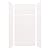 Transolid EWKX483696-31 Expressions 6-Panel Shower Wall Kit with Extension, 36-in L x 48-in W x 96-in H, White