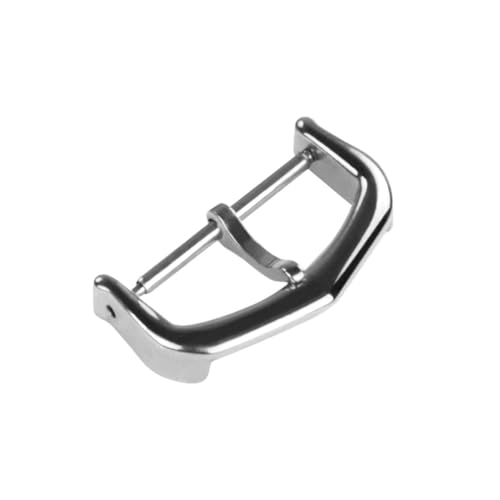 konsoo Solid Stainless Steel Watch Pin Buckle For Cartier Tank Ballon Bleu De Accessories(Silver,18mm)