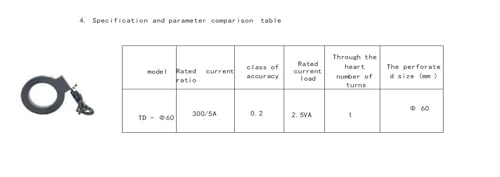 Transformador de corriente CT 5A Clase 0.2 para mediciones de centros de datos 5