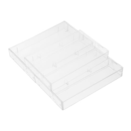 Happyyami Pcs Cassette Tape Storage Box Recording Cassette Case Organizing Plastic Holder for Collectors