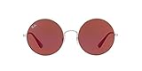 Protective case included Ray-Ban 0RB3592, Gafas de Sol para Mujer, Marrón (Silver), 55