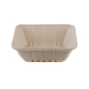 54oz Deep Disposable Rectangle Bowls [1000 PACK] – 100% Biodegradable Sugarcane Bagasse Bamboo Fibers Sturdy Compostable Eco Friendly Environmental Paper Plastic Bowl Alternative Tree Free