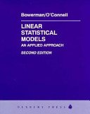 Linear statistical models: An applied approach ... 0534917968 Book Cover