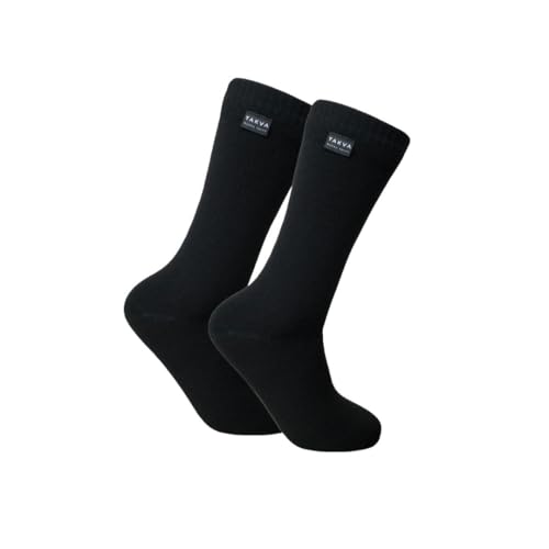 Black TAKVA wudhu sock — proves an ankle-height cut suited to masah.