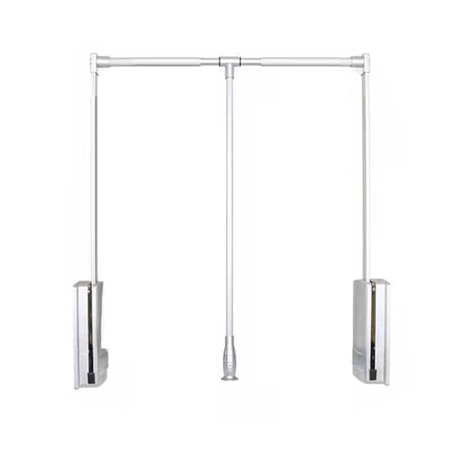 Rail de placard réglable 510-1210 mm avec amortisseur pneumatique 15 kg