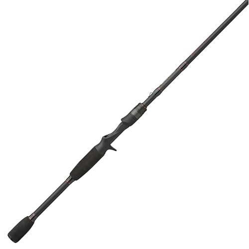 Abu Garcia 7'3" Vendetta Casting Fishing Rod, 1-Piece Rod, 12-20 lb Line Rating, Medium Heavy Rod Power, Fast Action, 1/4-1 oz Lure Rating