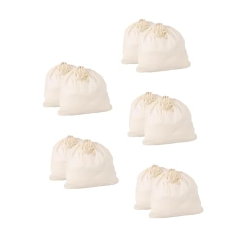jojofuny 5 Juegos Bolsa De Filtro Colador De Leche De Nuez Paños De Queso Para Colar Paños De Leche De Nueces Para Colar Bolsa Coladora Filtro Colador De Yogur Beige Algodón 2 Piezas * 5