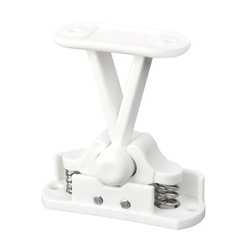 Static Caravan Door Retainer Catch Caravan Door Stops with Stainless Steel Springs Windproof T Type Holder Clip for Motorhome RV Boat Locker Secure Doors Stop for Campers