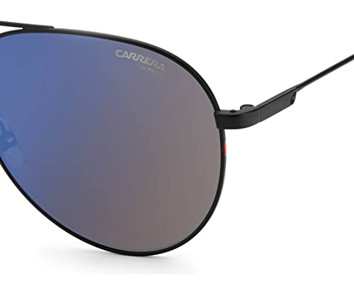 Carrera Carrera 2031T/S Matte Black/Grey Blue Mirror One Size #TOP4