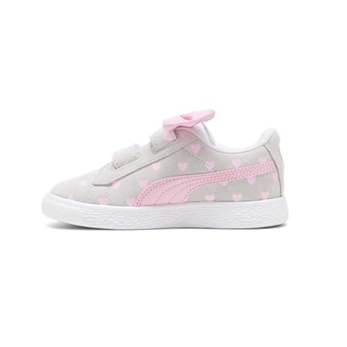 PUMA Kids Girls Suede Classic Lf Re-Bow V Slip On Sneakers Shoes Casual - Grey - Size 2 M3