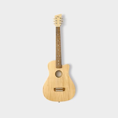 Image of Loog Pro 6 Acoustic kids real guitar for Beginners Compact size Ages 9+ Learning app and Lessons included