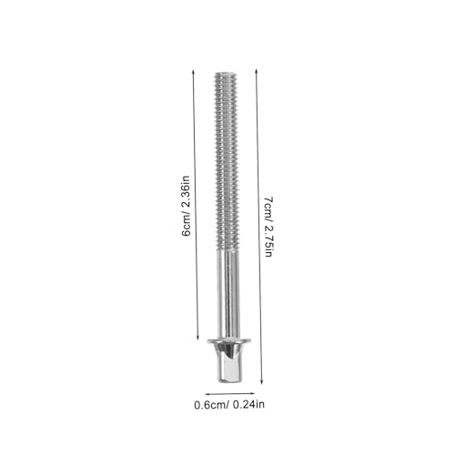 Totority 60mm Tornillos de Montaje para Batería 2pcs Acero Inoxidable con Arandelas para Hardware de Batería miniatura 2
