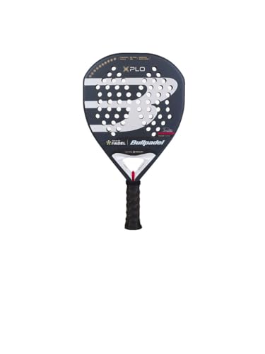 BULLPADEL Padel Racket XPLO Premier | Max Power Geometric Shape Pala Padel for Expert Attack | X-Tend Carbon 12K & Power Multieva Core | Air Power Explosiveness & Hexature Rigidity | Smart Holes