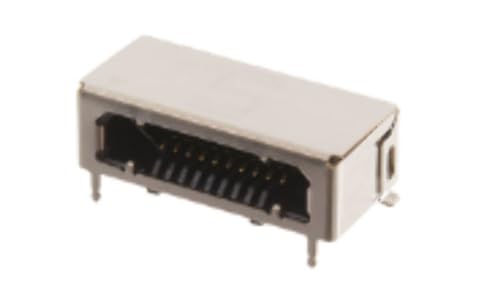 AVLIS-CO Pack of 4 FCS8-10-01-L-S-A-TR Connector 10 Position Multi-Purpose Receptacle R/A SMD :RoHS, Cut Tape FCS8-10-01-L-S-A